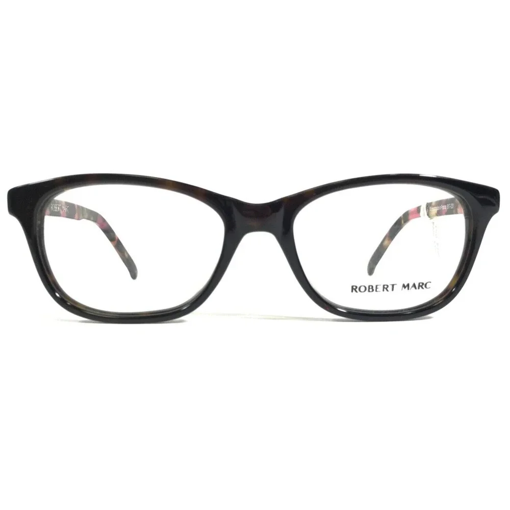 Robert Marc Eyeglasses Frames 817-231 Pink Brown Tortoise Rectangular 48-18-130